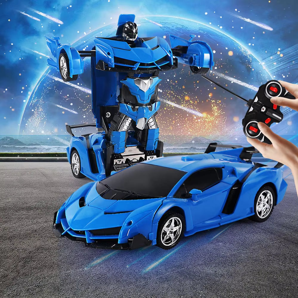 RC Deformation Car 2-in-1 Robot Toy Remote Control for Boys
