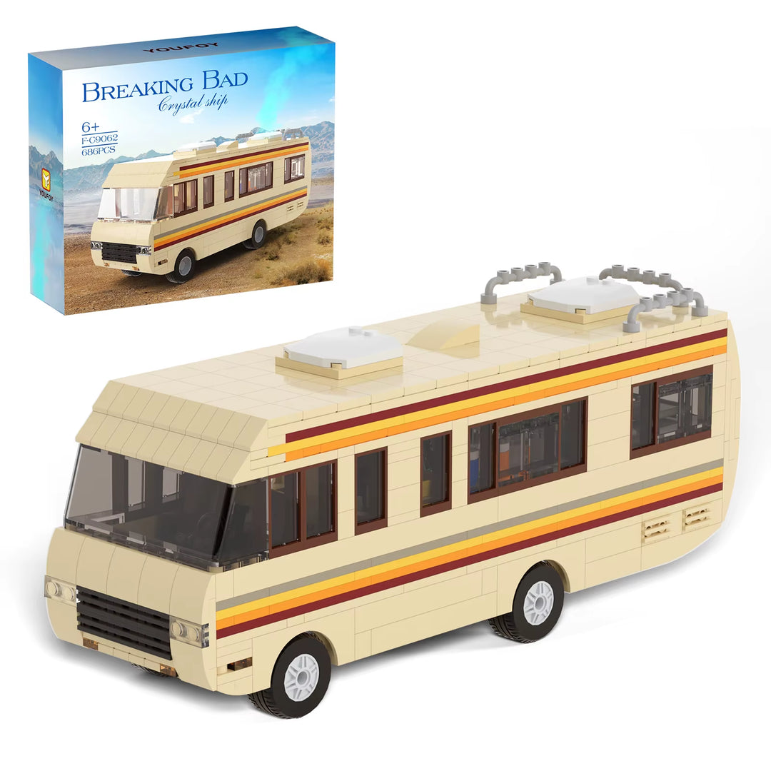 Breaking Bad RV Lab Building Blocks Kit Vehicle Toys for Kids