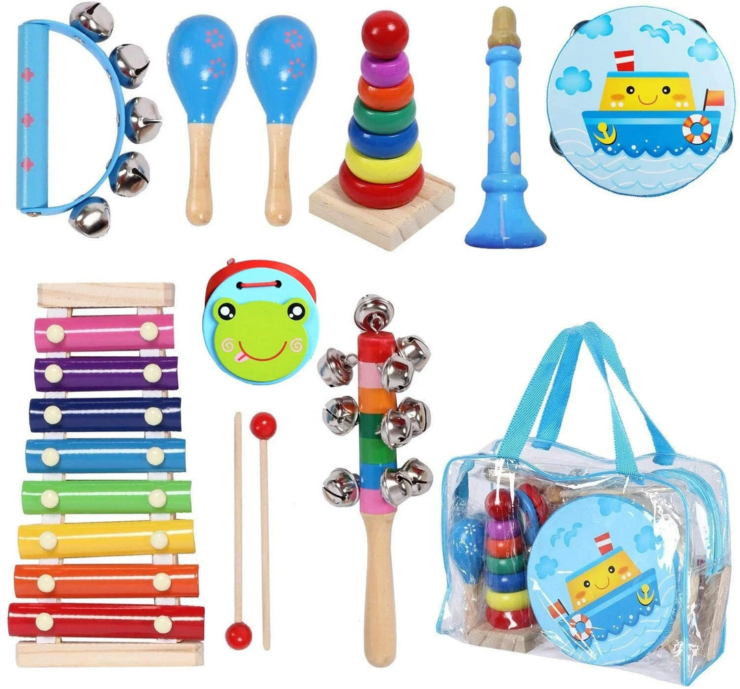 Montessori Wooden Percussion Instrument Creative Learning Gift for Kids