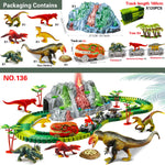 Load image into Gallery viewer, Dinosaur Toys for Kids Volcano, Climbing Track, Train Set
