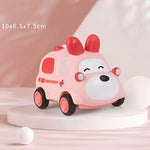Load image into Gallery viewer, Soft Rubber Push &amp; Go Car Toy for 6-12 Month Infants, Friction Truck
