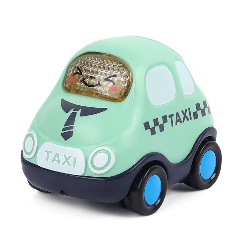 Soft Rubber Push & Go Car Toy for 6-12 Month Infants, Friction Truck