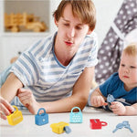 Load image into Gallery viewer, Lock &amp; Key Pairing Toy Set

