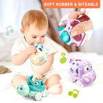 Load image into Gallery viewer, Soft Rubber Push &amp; Go Car Toy for 6-12 Month Infants, Friction Truck
