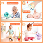 Load image into Gallery viewer, Soft Rubber Push &amp; Go Car Toy for 6-12 Month Infants, Friction Truck
