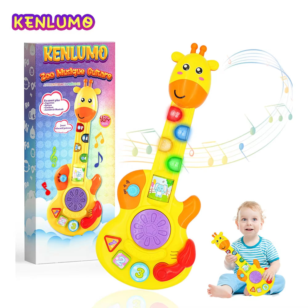 Giraffe Baby Guitar Toy 18+ Months, Musical, Lights, Sounds