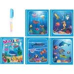 Load image into Gallery viewer, Magic Water Coloring Book with Pen for Kids Ages 2–4

