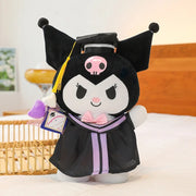 Graduation Plush 35cm Cinnamoroll Kuromi Hello Kitty Toy