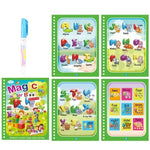 Load image into Gallery viewer, Magic Water Coloring Book with Pen for Kids Ages 2–4

