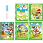 Load image into Gallery viewer, Magic Water Coloring Book with Pen for Kids Ages 2–4
