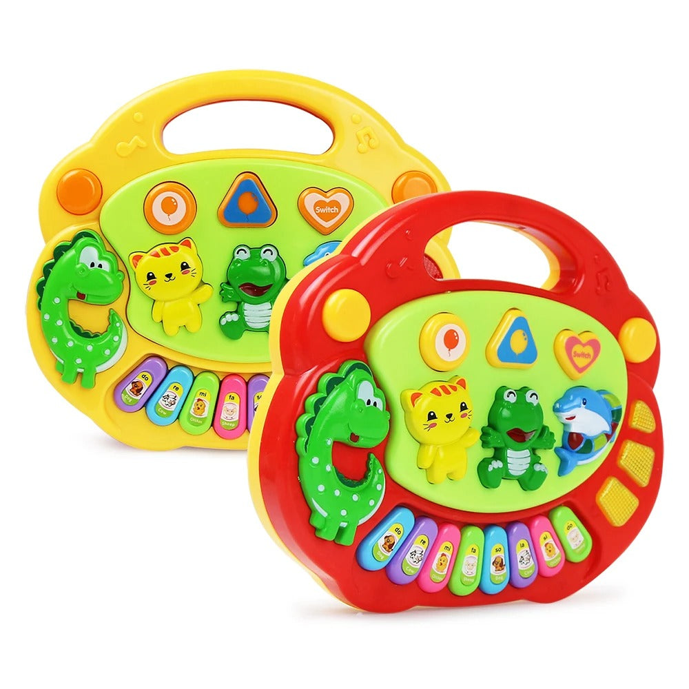 Kids Piano Toy with Lights, Animal Sounds & Music Fun