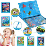 Load image into Gallery viewer, Magic Water Coloring Book with Pen for Kids Ages 2–4
