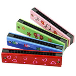 Load image into Gallery viewer, Wooden Harmonica Toy for Kids – Music &amp; Learning Fun
