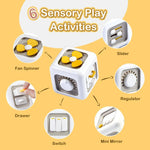 Load image into Gallery viewer, Montessori Sensory Baby Cube Toy – 6-in-1 Learning Board
