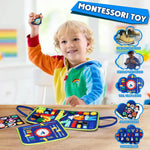 Load image into Gallery viewer, Montessori Busy Board Toy for Toddlers - Sensory Learning
