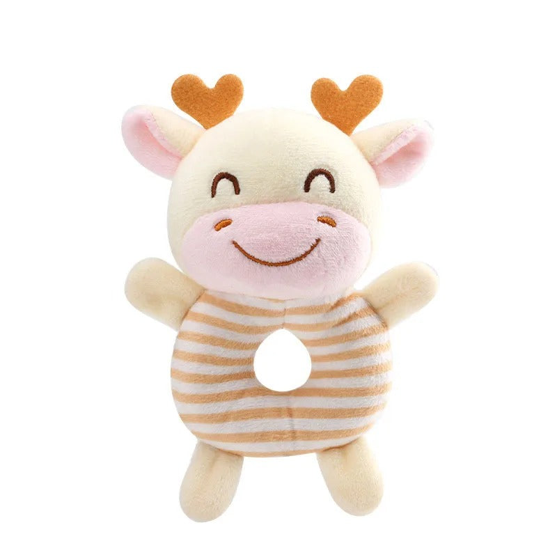 Plush Baby Rattle Toys for Newborns 0-24 Months – Educational