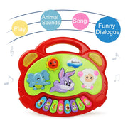 Kids Piano Toy with Lights, Animal Sounds & Music Fun