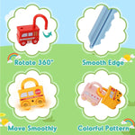 Load image into Gallery viewer, Montessori Lock &amp; Key Toy Set – Car Train Learning Fun
