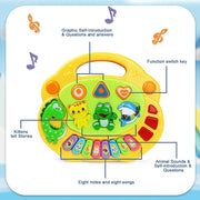 Kids Piano Toy with Lights, Animal Sounds & Music Fun