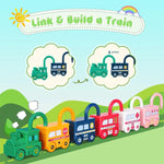 Load image into Gallery viewer, Montessori Lock &amp; Key Toy Set – Car Train Learning Fun
