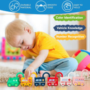 Montessori Lock & Key Toy Set – Car Train Learning Fun