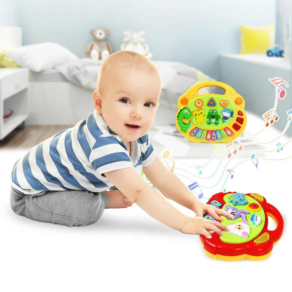 Kids Piano Toy with Lights, Animal Sounds & Music Fun