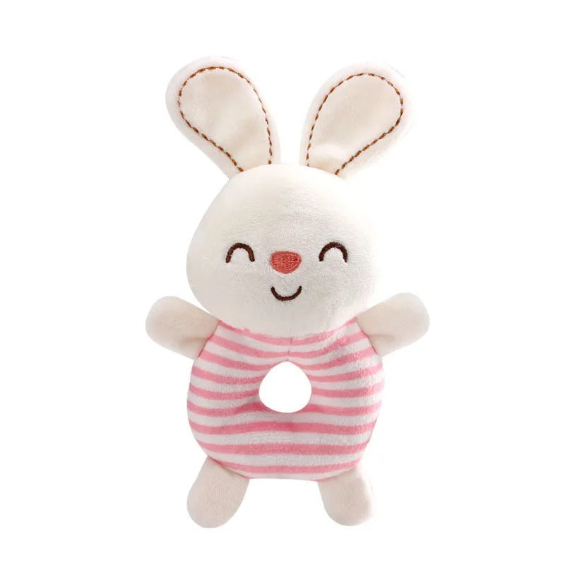 Plush Baby Rattle Toys for Newborns 0-24 Months – Educational
