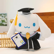 Graduation Plush 35cm Cinnamoroll Kuromi Hello Kitty Toy